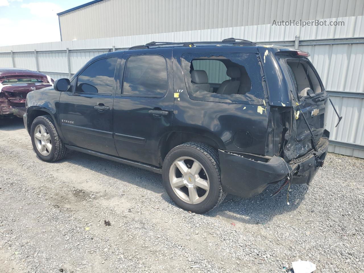 2007 Chevrolet Tahoe K1500 Black vin: 1GNFK130X7R296731