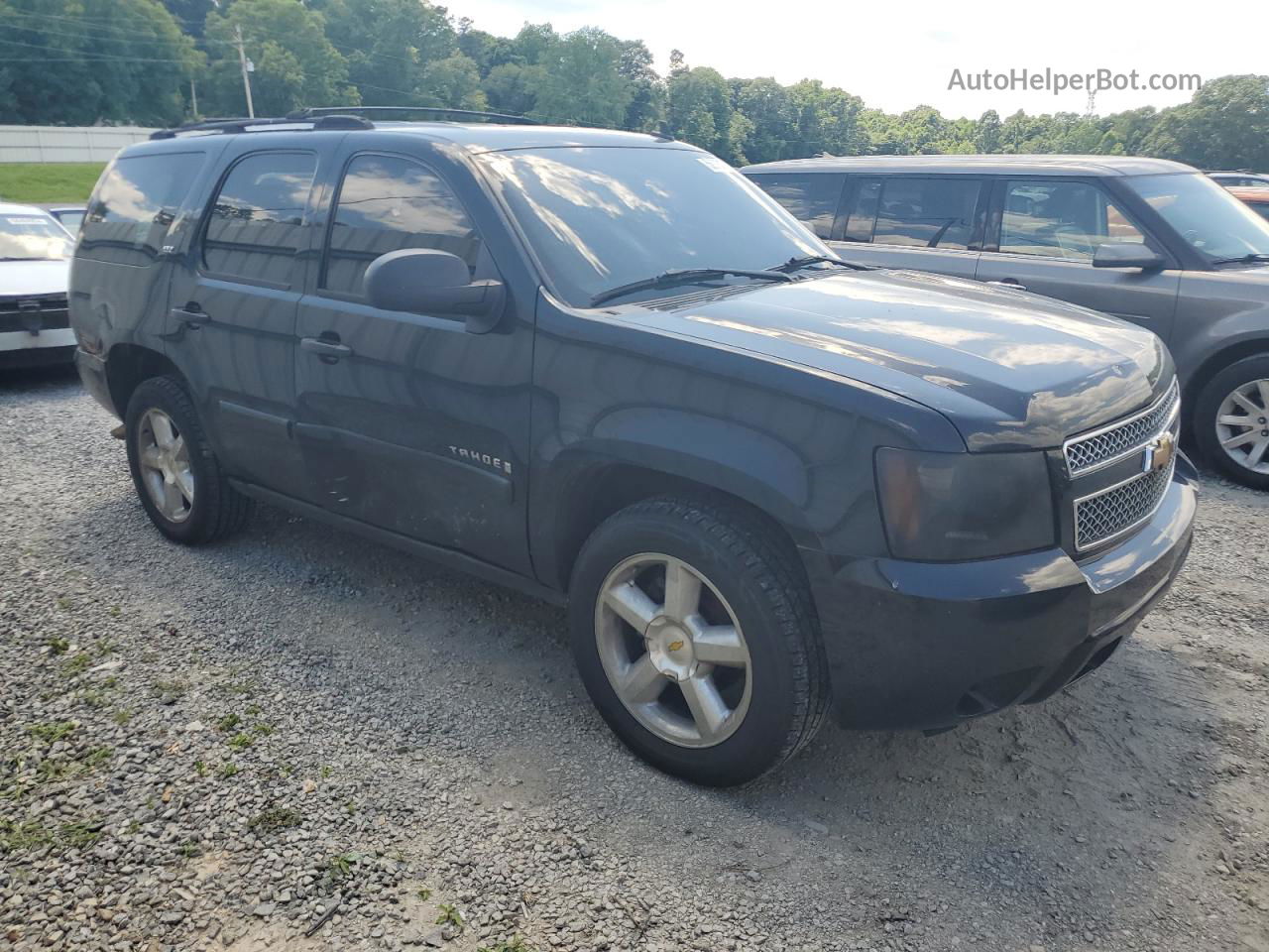 2007 Chevrolet Tahoe K1500 Black vin: 1GNFK130X7R296731