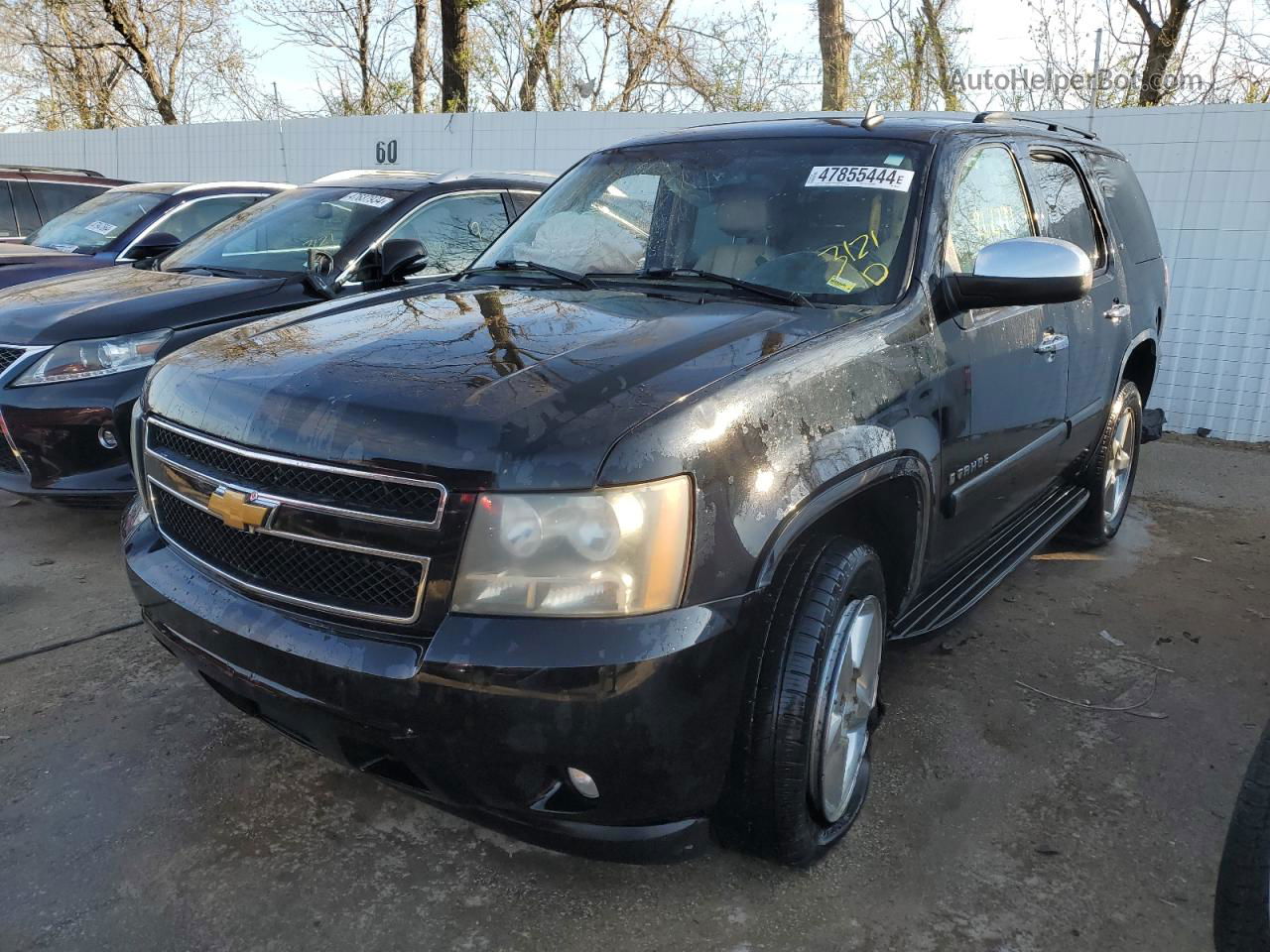 2007 Chevrolet Tahoe K1500 Black vin: 1GNFK130X7R343112