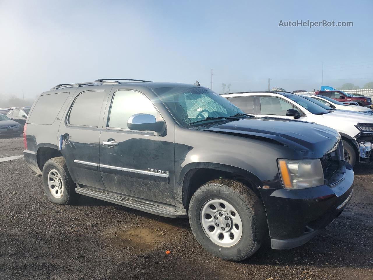 2007 Chevrolet Tahoe K1500 Black vin: 1GNFK130X7R390401