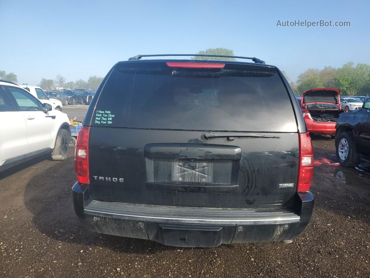 2007 Chevrolet Tahoe K1500 Black vin: 1GNFK130X7R390401