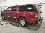 2005 Chevrolet Suburban K1500 Red vin: 1GNFK16Z05J165698