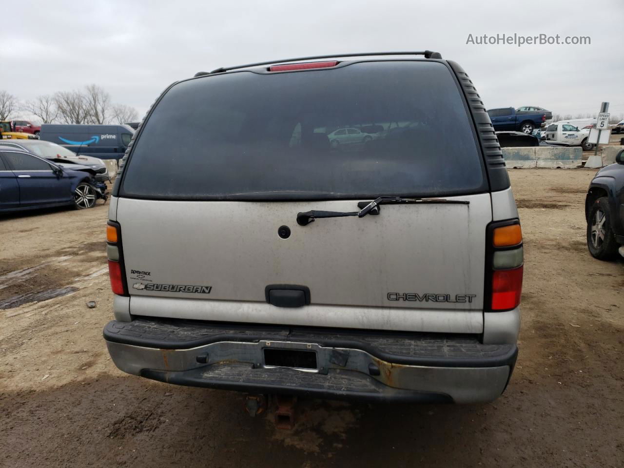 2005 Chevrolet Suburban K1500 Серебряный vin: 1GNFK16Z45J165820