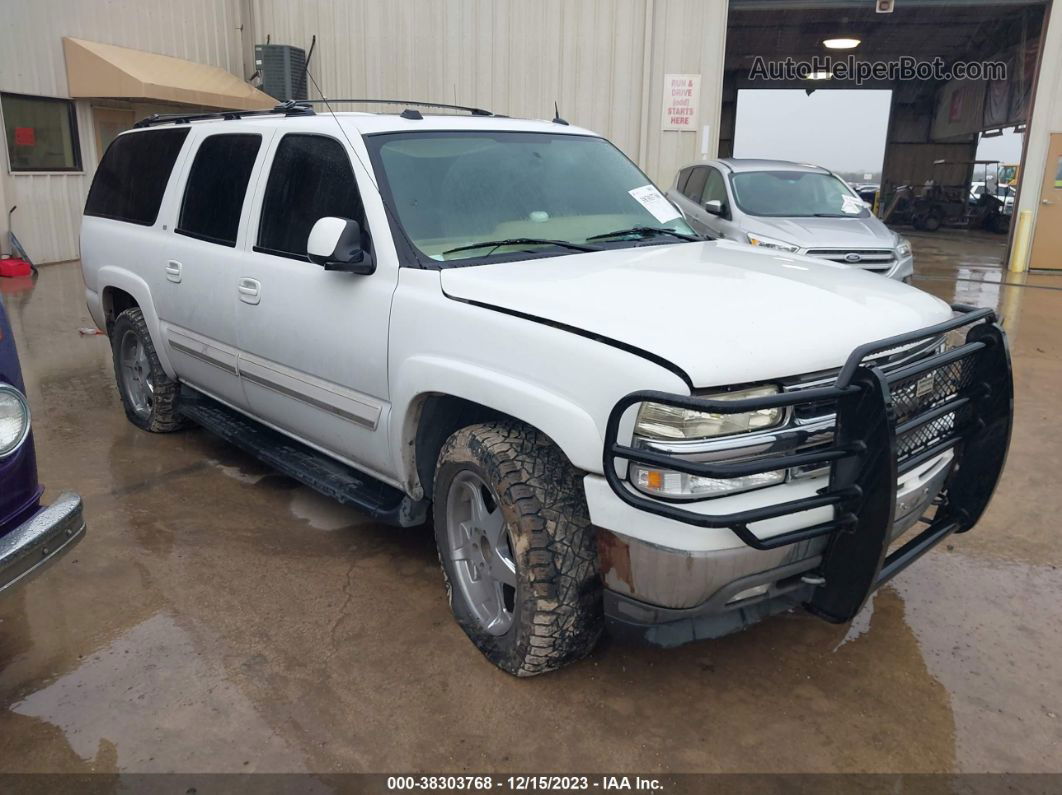 2005 Chevrolet Suburban 1500 Lt White vin: 1GNFK16Z65J106428