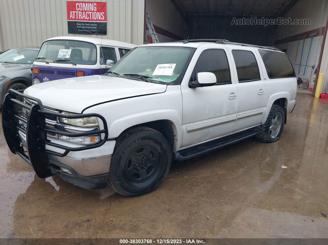 2005 Chevrolet Suburban 1500 Lt White vin: 1GNFK16Z65J106428