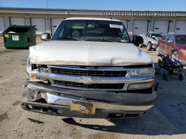 2005 Chevrolet Suburban K1500 White vin: 1GNFK16Z75J100783