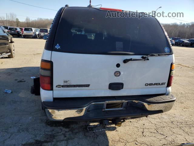 2005 Chevrolet Suburban K1500 White vin: 1GNFK16Z75J100783