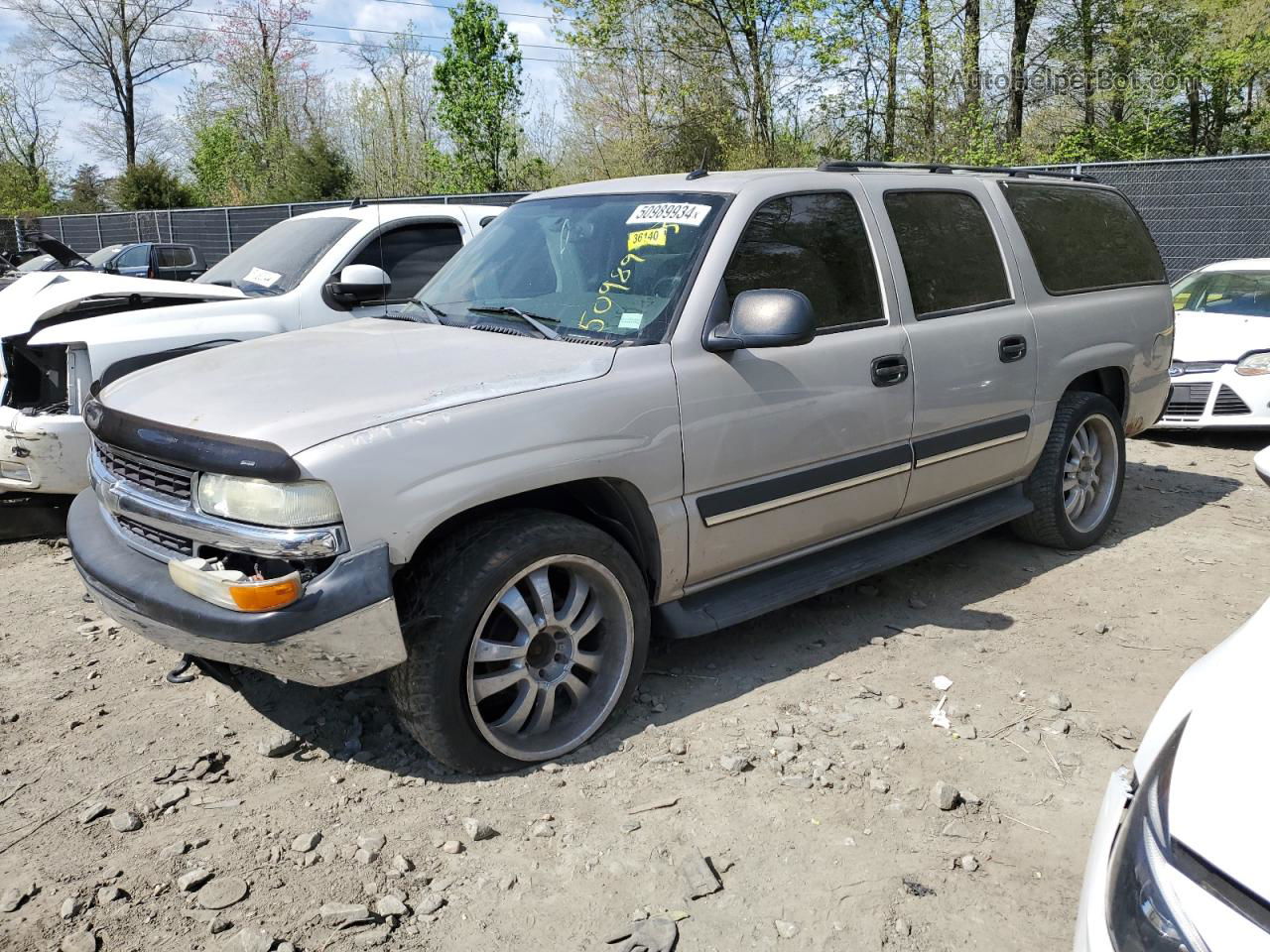 2005 Chevrolet Suburban K1500 Серебряный vin: 1GNFK16Z85J101019