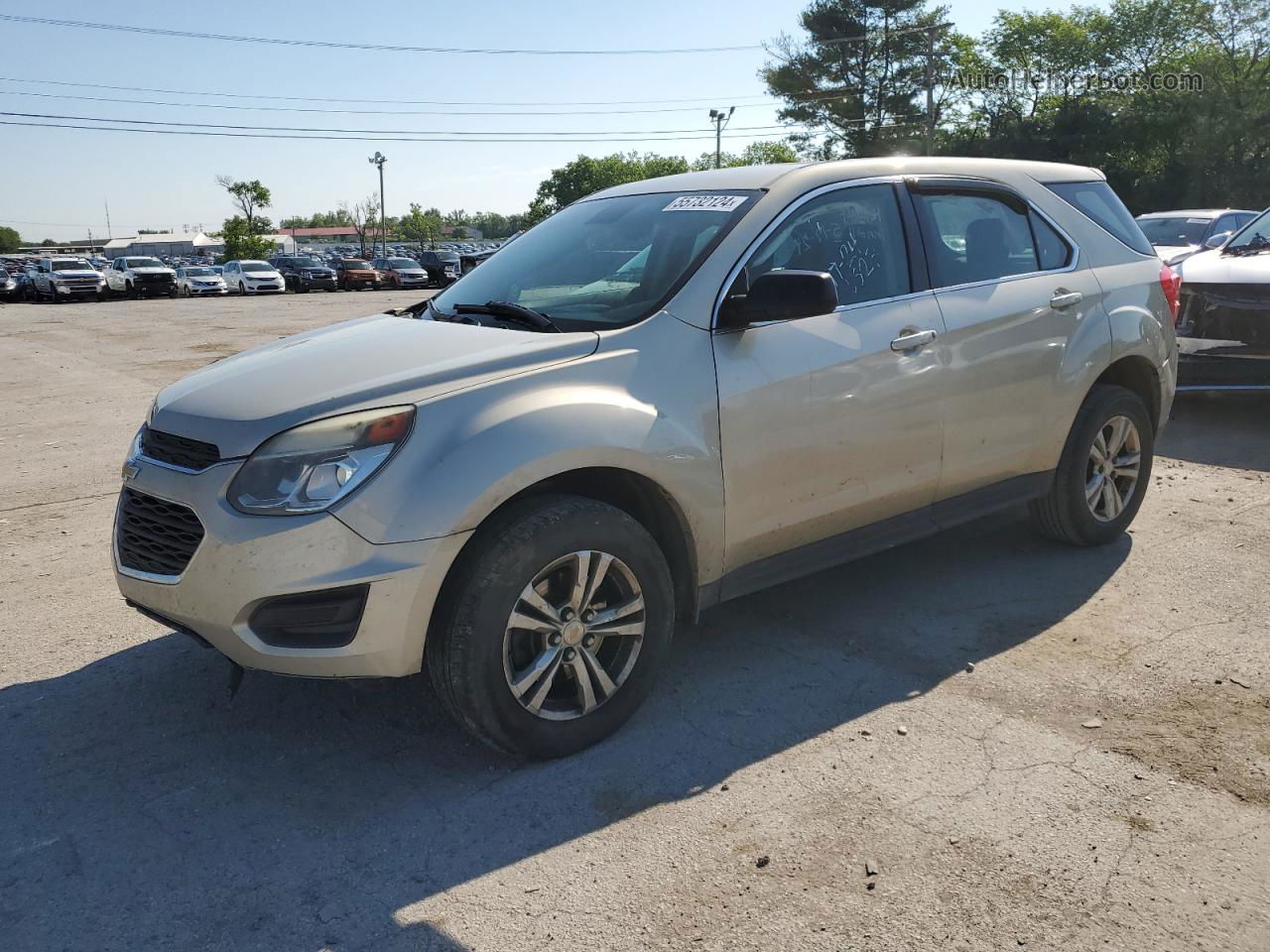 2016 Chevrolet Equinox Ls Gold vin: 1GNFLEEK8GZ103575