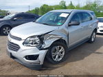 2016 Chevrolet Equinox Ls Silver vin: 1GNFLEEKXGZ108180