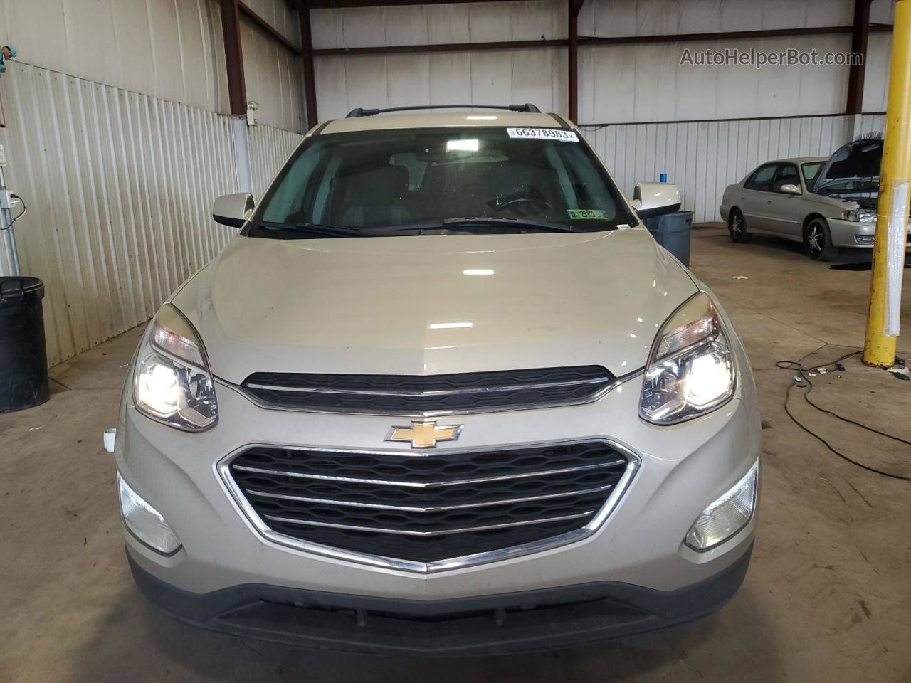 2016 Chevrolet Equinox Lt Beige vin: 1GNFLFEK0GZ101017