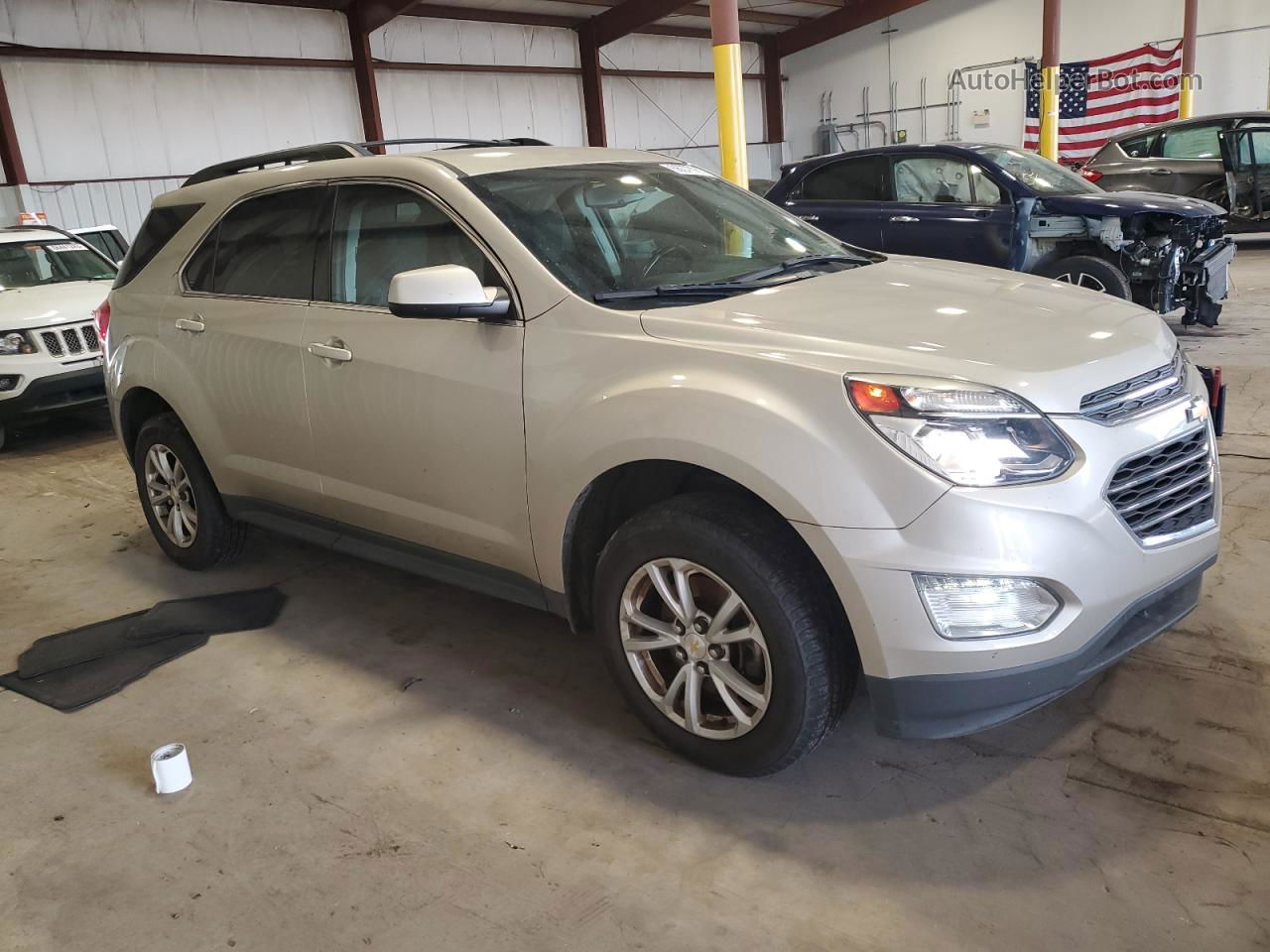 2016 Chevrolet Equinox Lt Beige vin: 1GNFLFEK0GZ101017