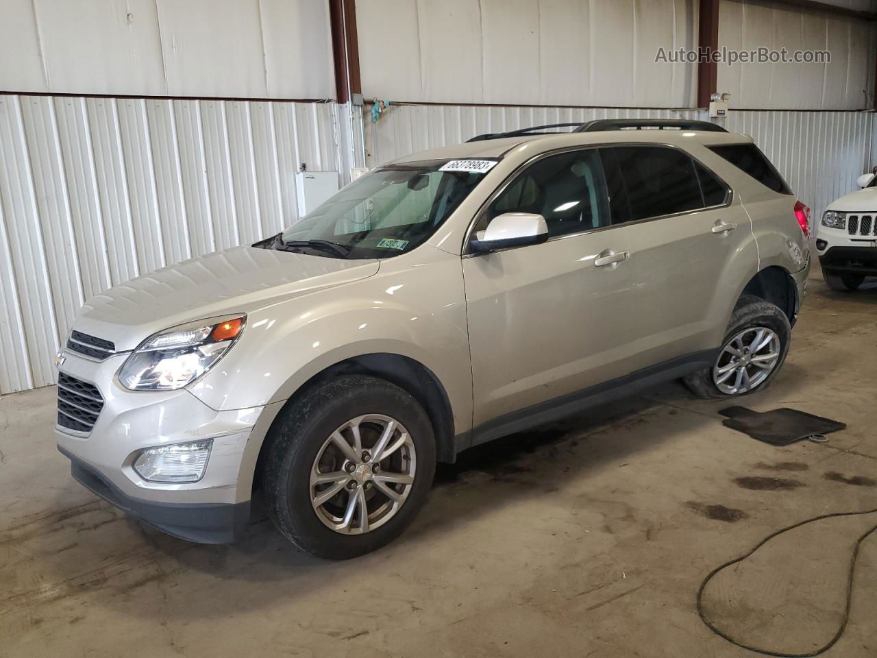 2016 Chevrolet Equinox Lt Beige vin: 1GNFLFEK0GZ101017