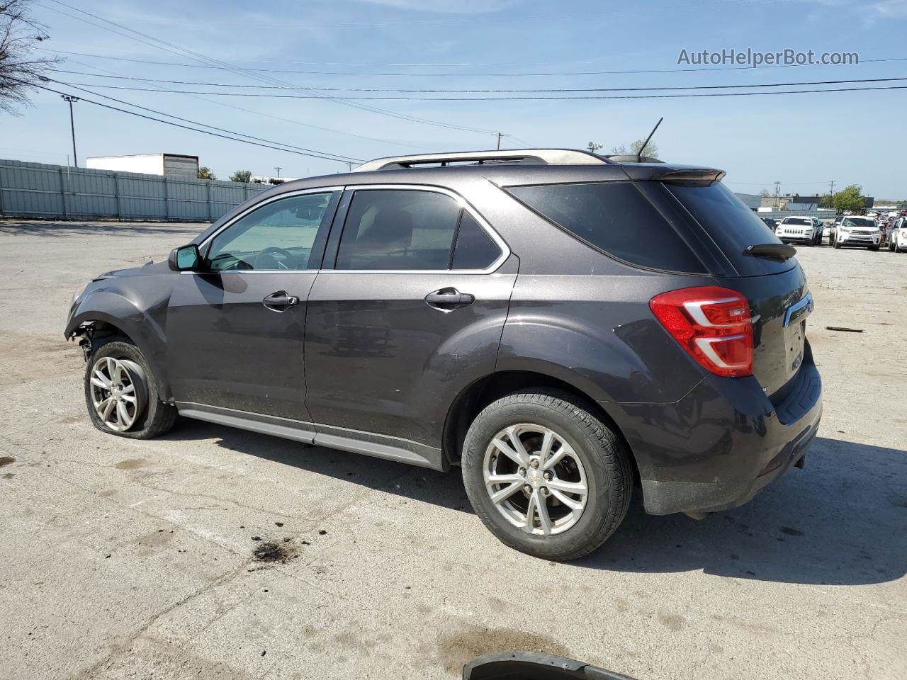 2016 Chevrolet Equinox Lt Gray vin: 1GNFLFEKXGZ106953