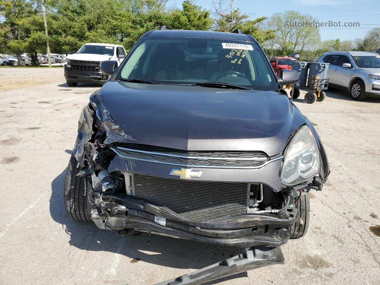 2016 Chevrolet Equinox Lt Gray vin: 1GNFLFEKXGZ106953