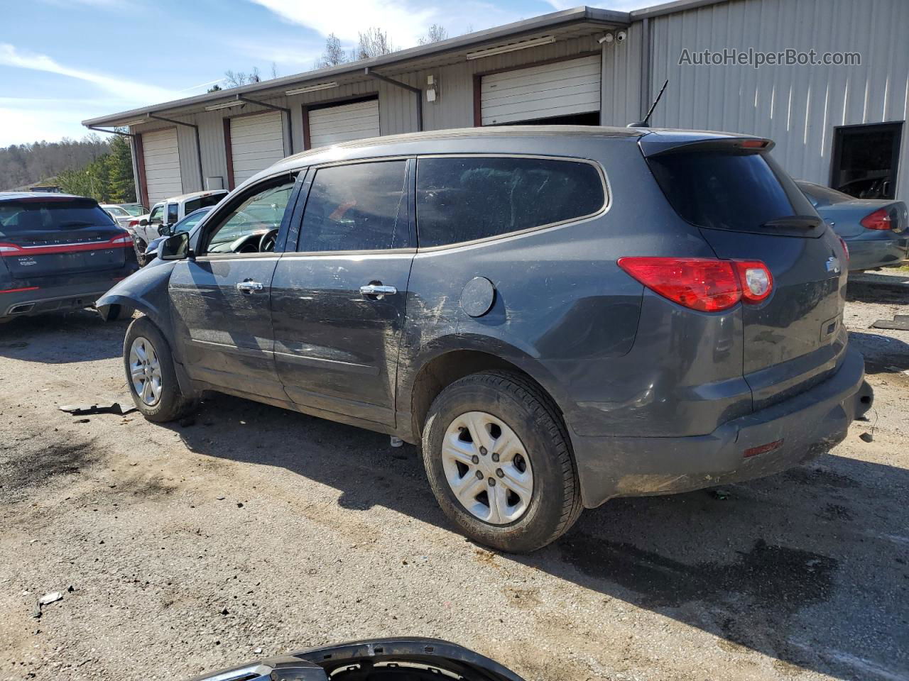 2011 Chevrolet Traverse Ls Синий vin: 1GNKREED1BJ203412