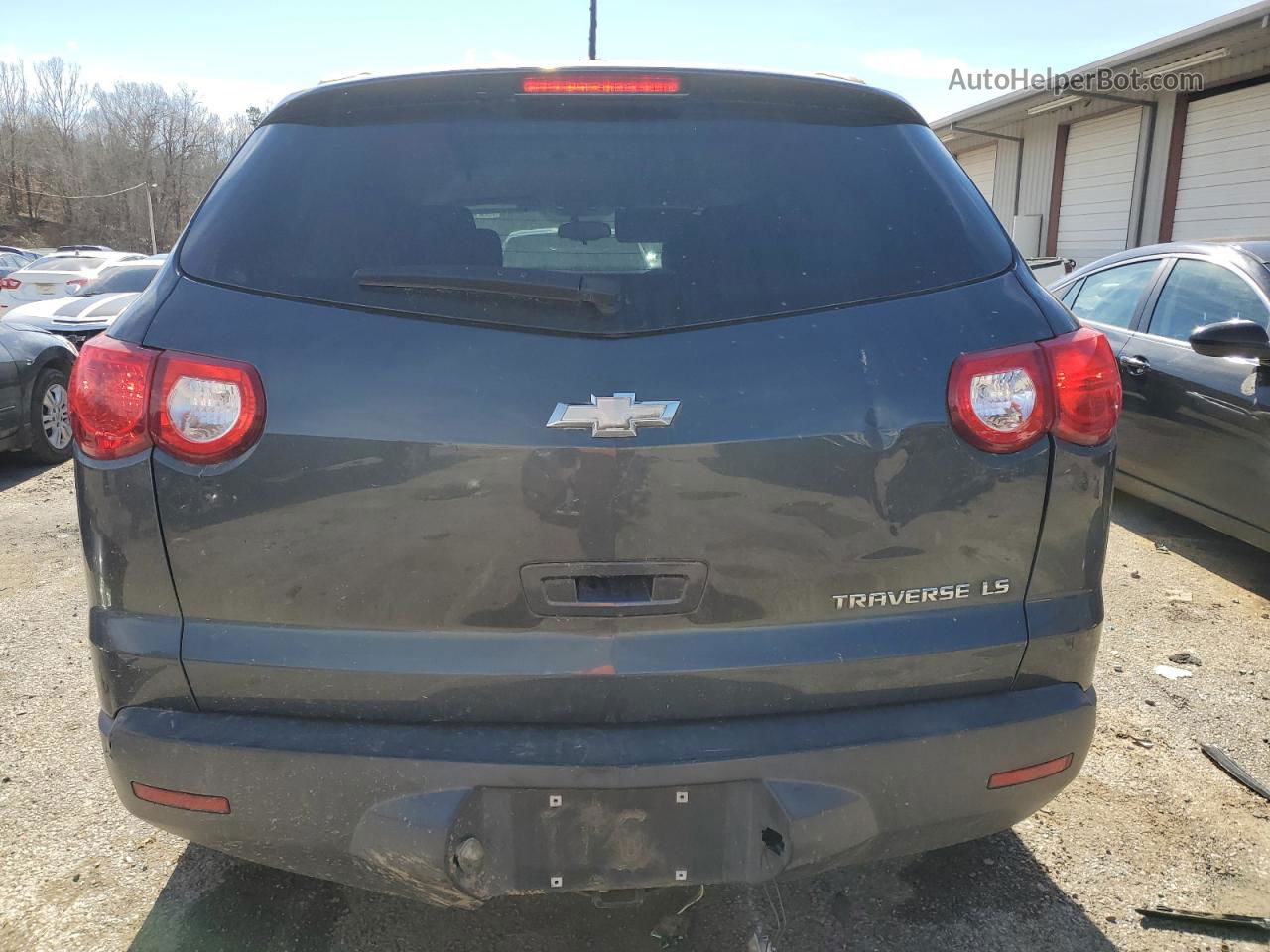 2011 Chevrolet Traverse Ls Blue vin: 1GNKREED1BJ203412