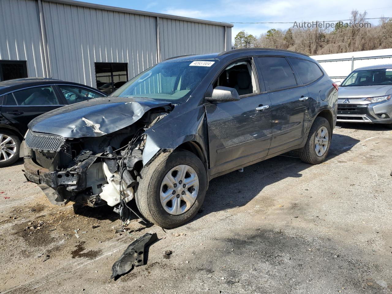 2011 Chevrolet Traverse Ls Синий vin: 1GNKREED1BJ203412