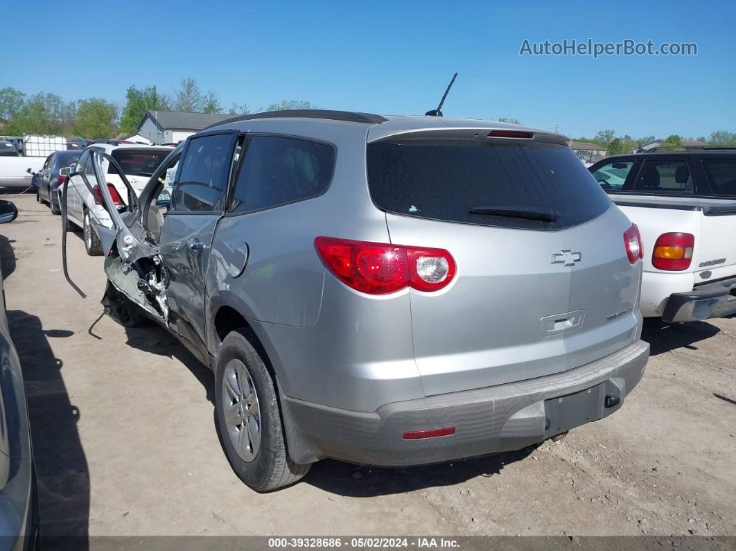 2012 Chevrolet Traverse Ls Silver vin: 1GNKREED1CJ389874