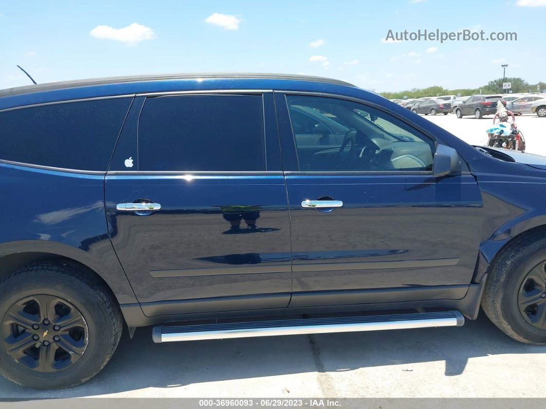 2011 Chevrolet Traverse Ls Blue vin: 1GNKREED3BJ387820