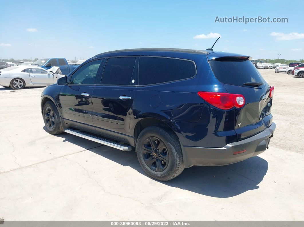 2011 Chevrolet Traverse Ls Blue vin: 1GNKREED3BJ387820