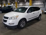 2011 Chevrolet Traverse Ls White vin: 1GNKREED4BJ271879