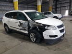 2011 Chevrolet Traverse Ls White vin: 1GNKREED4BJ271879