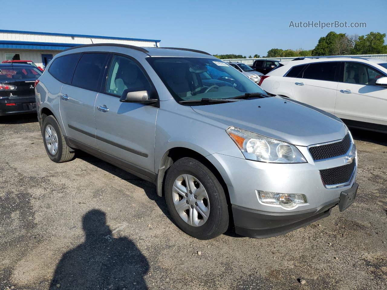 2012 Chevrolet Traverse Ls Серебряный vin: 1GNKREED5CJ167807