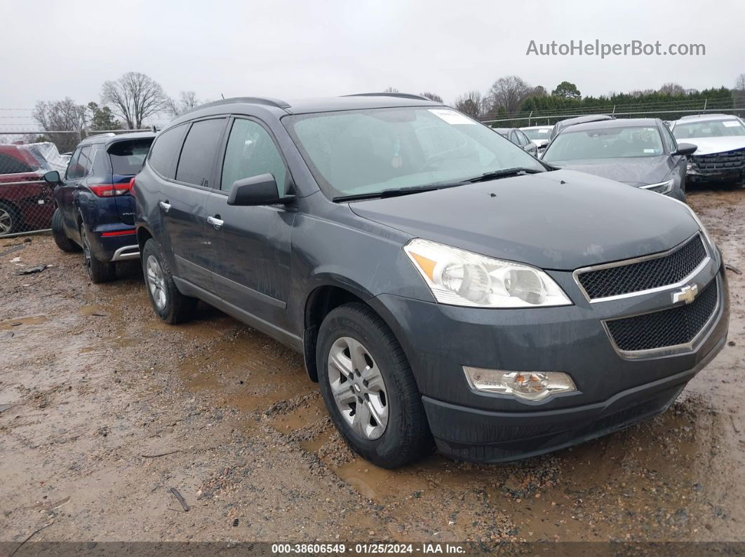 2011 Chevrolet Traverse Ls Gray vin: 1GNKREED6BJ279594