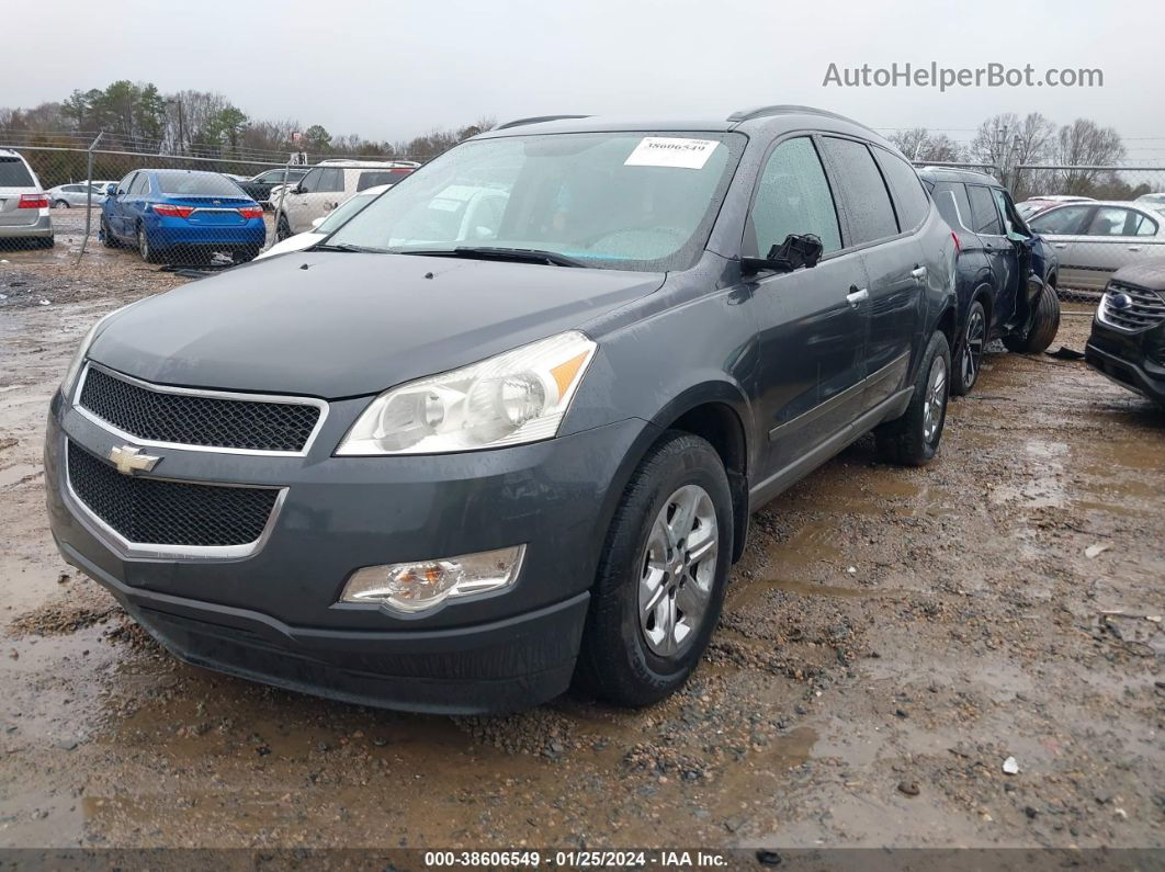 2011 Chevrolet Traverse Ls Gray vin: 1GNKREED6BJ279594