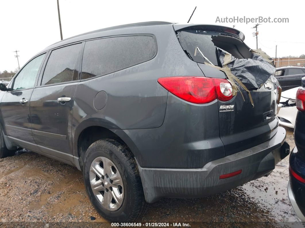 2011 Chevrolet Traverse Ls Gray vin: 1GNKREED6BJ279594