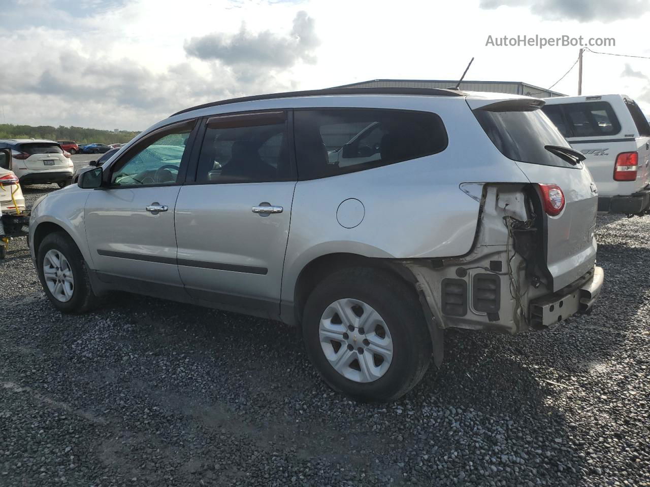 2012 Chevrolet Traverse Ls Silver vin: 1GNKREED6CJ275546