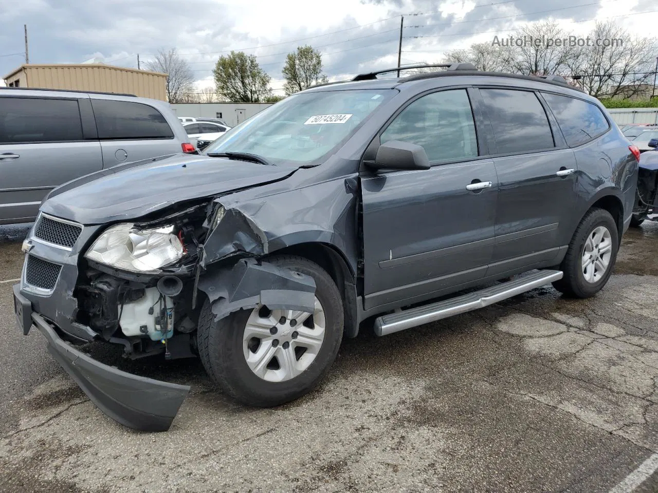 2012 Chevrolet Traverse Ls Gray vin: 1GNKREED6CJ389840