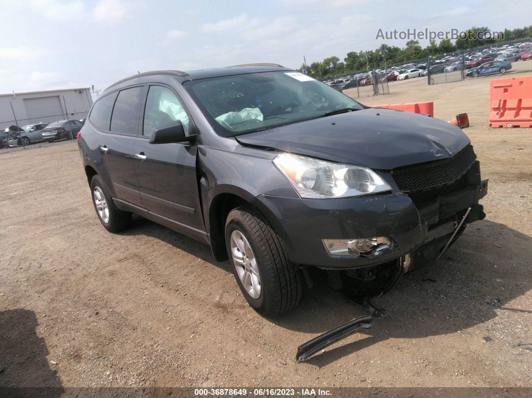 2012 Chevrolet Traverse Ls Gray vin: 1GNKREED6CJ393192