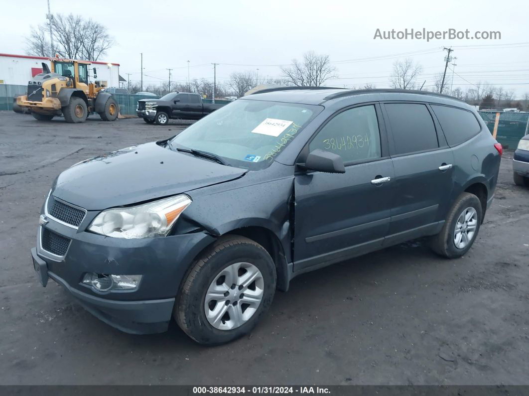 2012 Chevrolet Traverse Ls Dark Blue vin: 1GNKREED6CJ408872