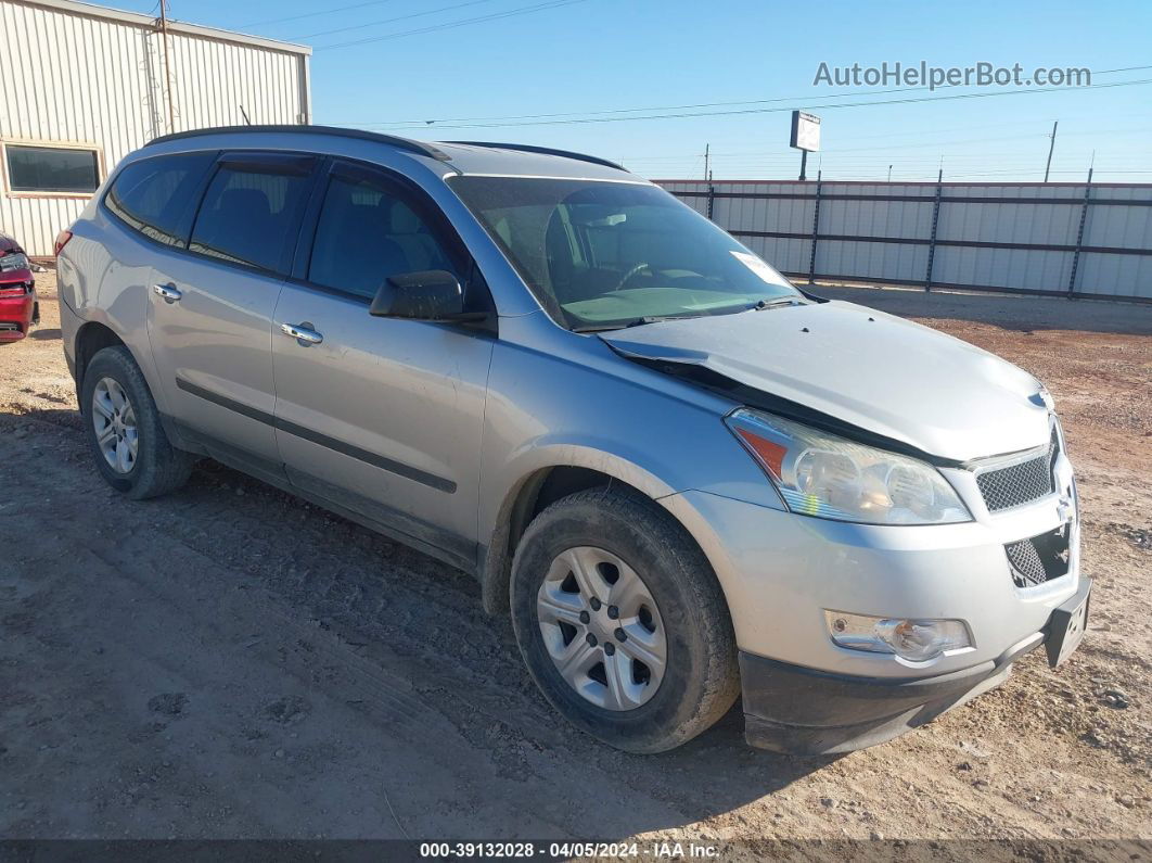 2011 Chevrolet Traverse Ls Silver vin: 1GNKREED8BJ132600