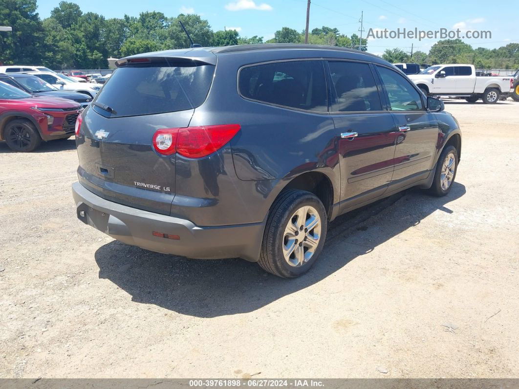 2012 Chevrolet Traverse Ls Blue vin: 1GNKREED8CJ267531