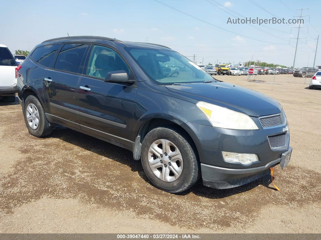 2011 Chevrolet Traverse Ls Gray vin: 1GNKREED9BJ204629