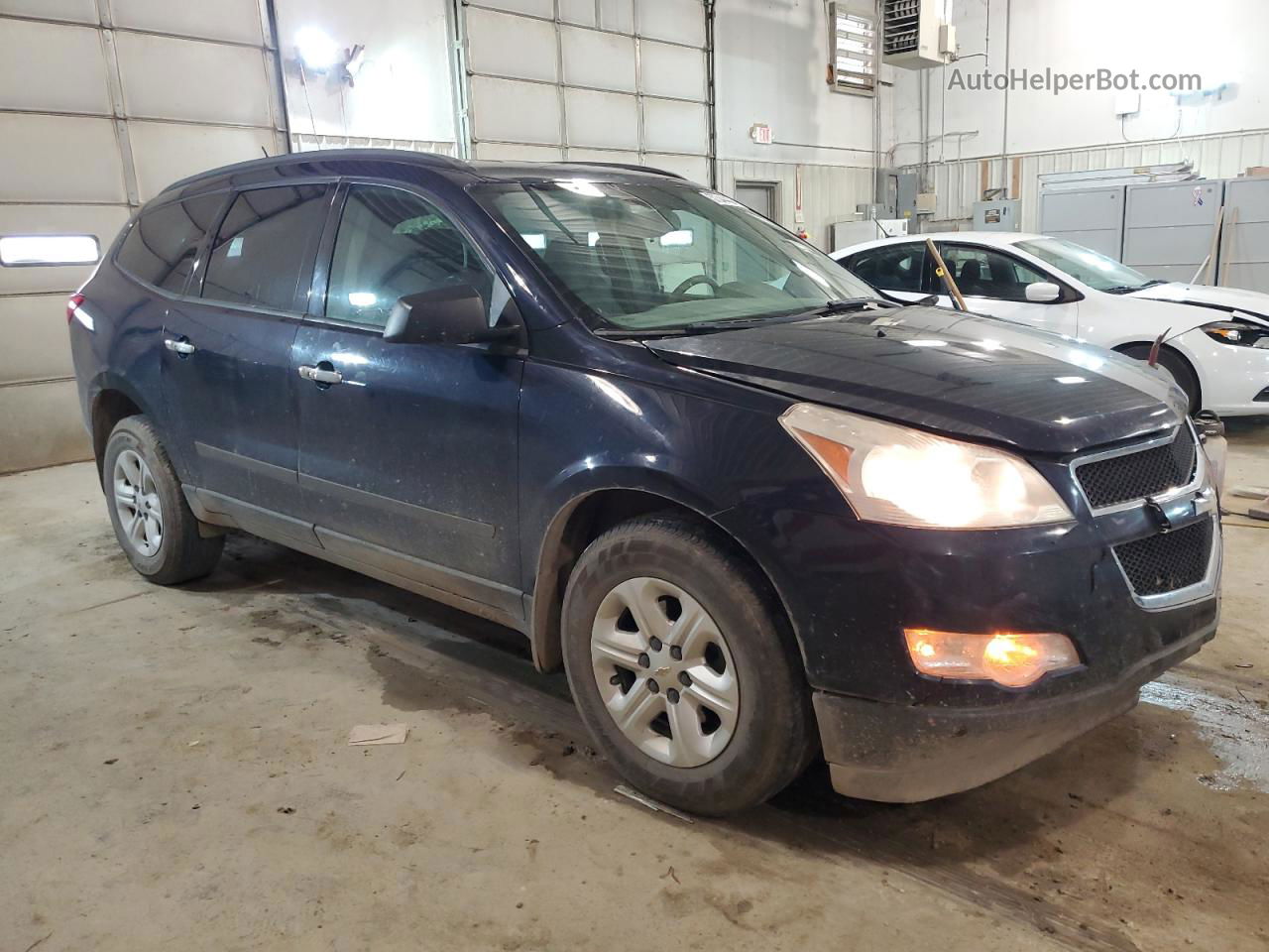 2011 Chevrolet Traverse Ls Blue vin: 1GNKREED9BJ236030