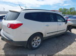 2011 Chevrolet Traverse Ls White vin: 1GNKRFED0BJ109933