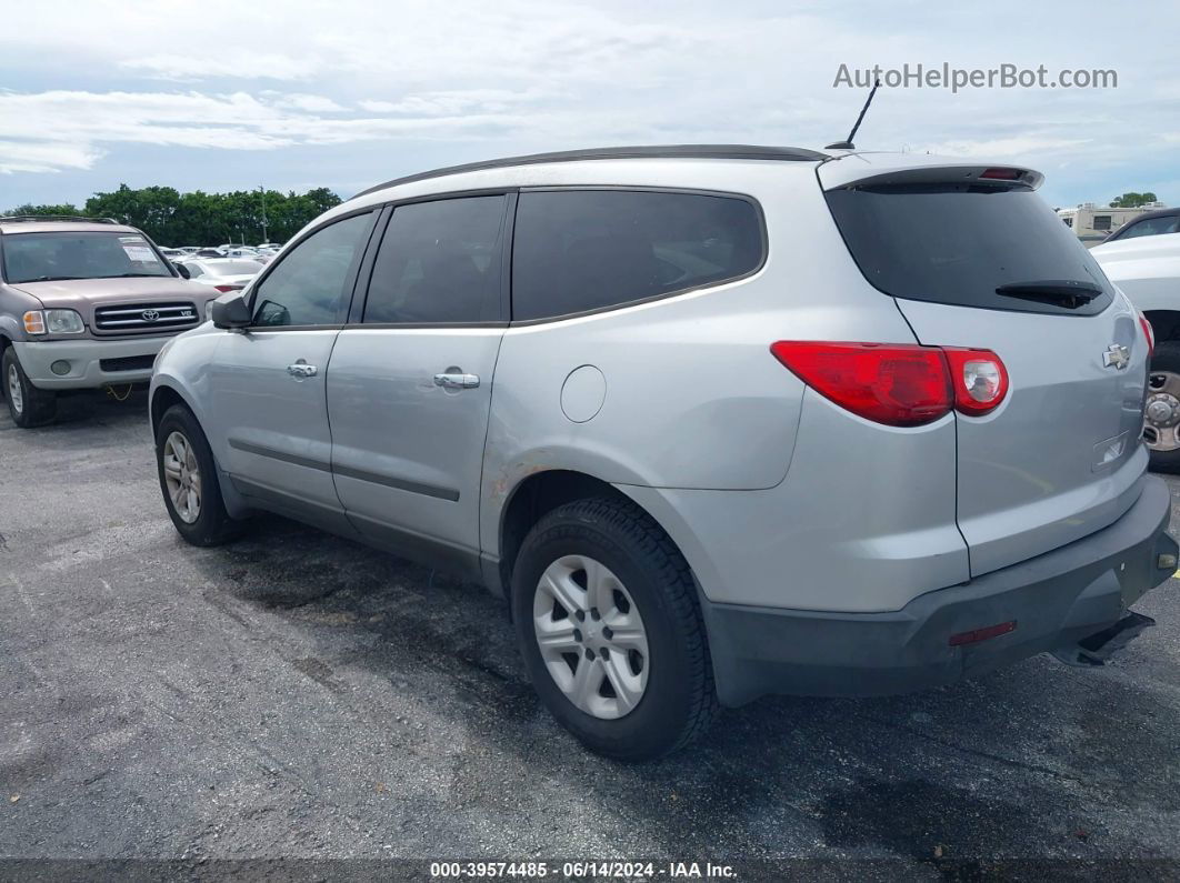 2011 Chevrolet Traverse Ls Silver vin: 1GNKRFED0BJ110452