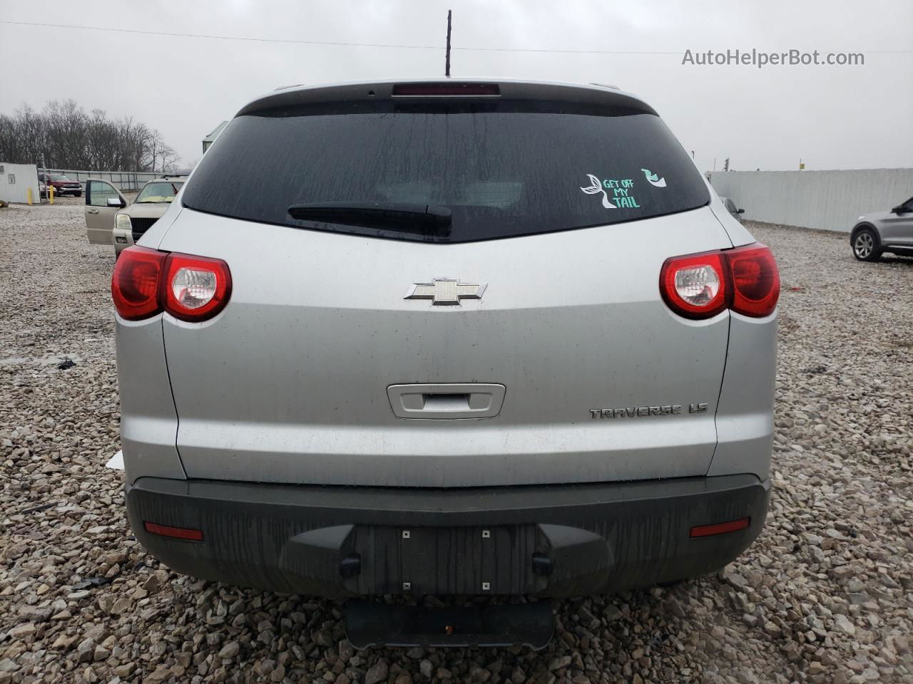 2012 Chevrolet Traverse Ls Серебряный vin: 1GNKRFED0CJ275970