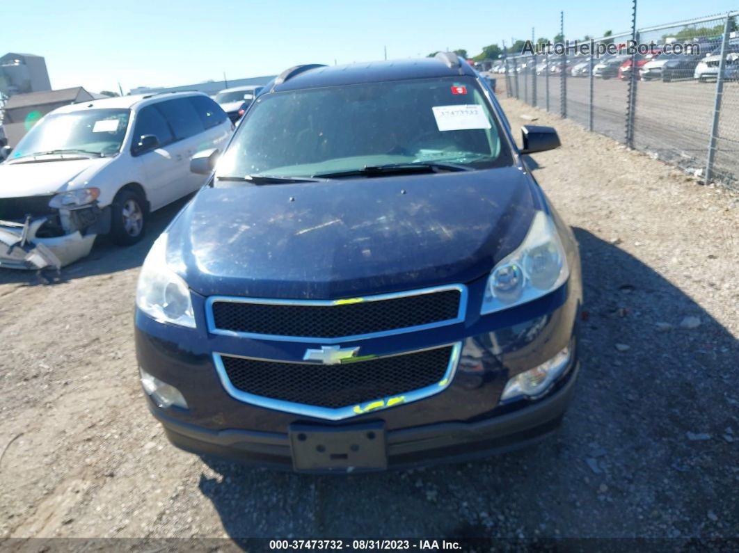 2012 Chevrolet Traverse Ls Blue vin: 1GNKRFED0CJ295961