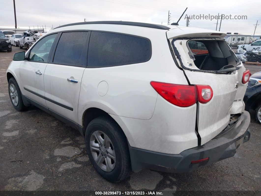 2012 Chevrolet Traverse Ls Белый vin: 1GNKRFED0CJ374658