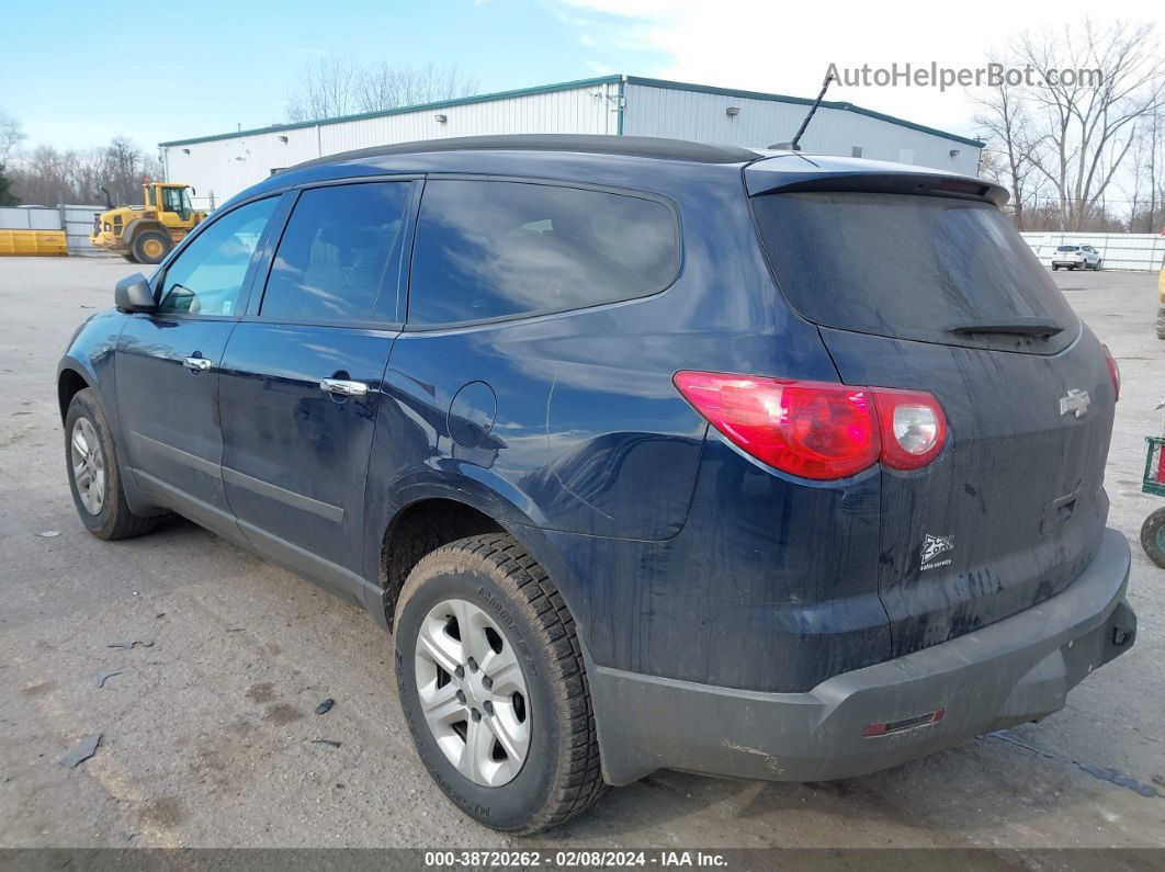 2011 Chevrolet Traverse Ls Dark Blue vin: 1GNKRFED1BJ379494