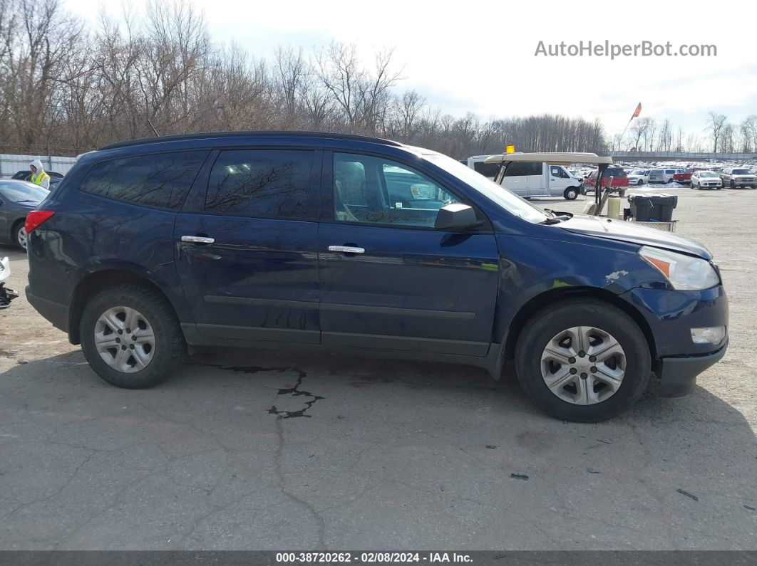 2011 Chevrolet Traverse Ls Dark Blue vin: 1GNKRFED1BJ379494