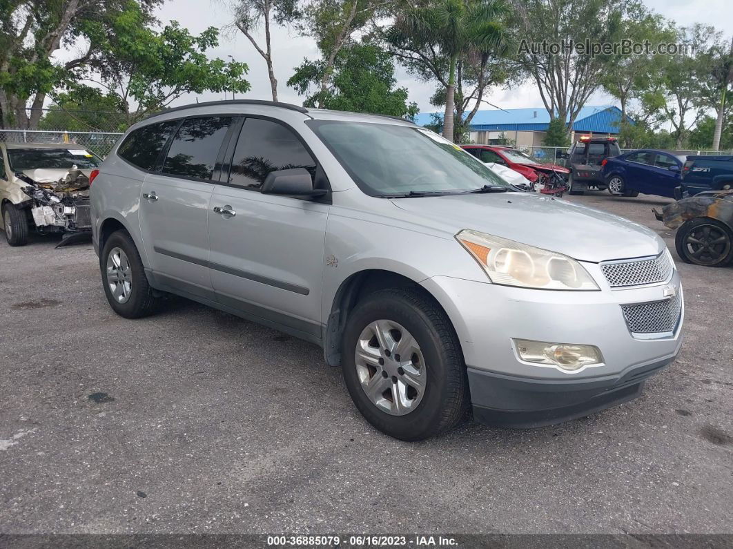 2011 Chevrolet Traverse Ls Silver vin: 1GNKRFED1BJ416995