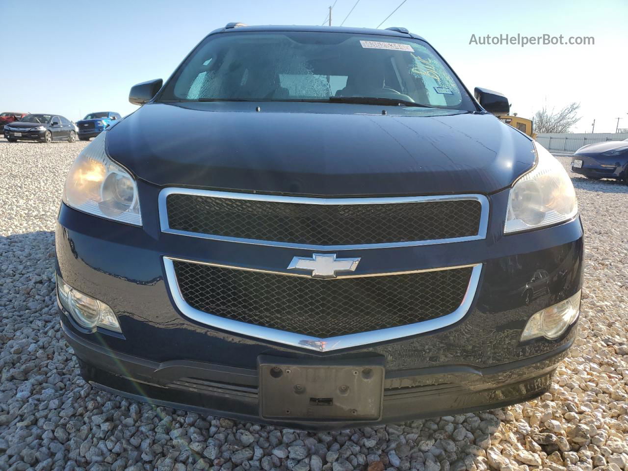 2012 Chevrolet Traverse Ls Blue vin: 1GNKRFED1CJ175263