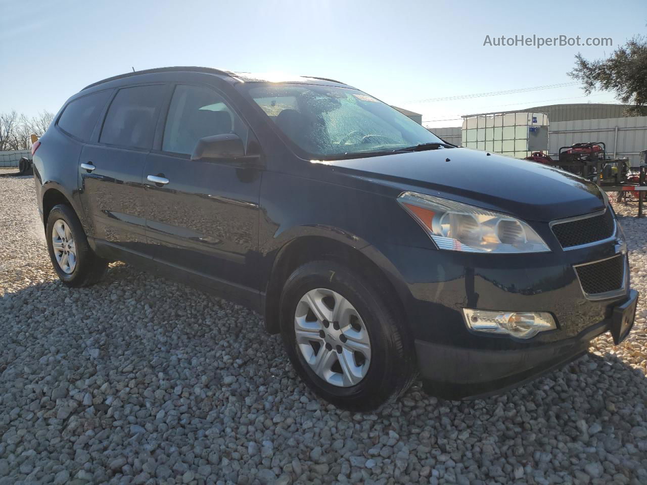 2012 Chevrolet Traverse Ls Blue vin: 1GNKRFED1CJ175263