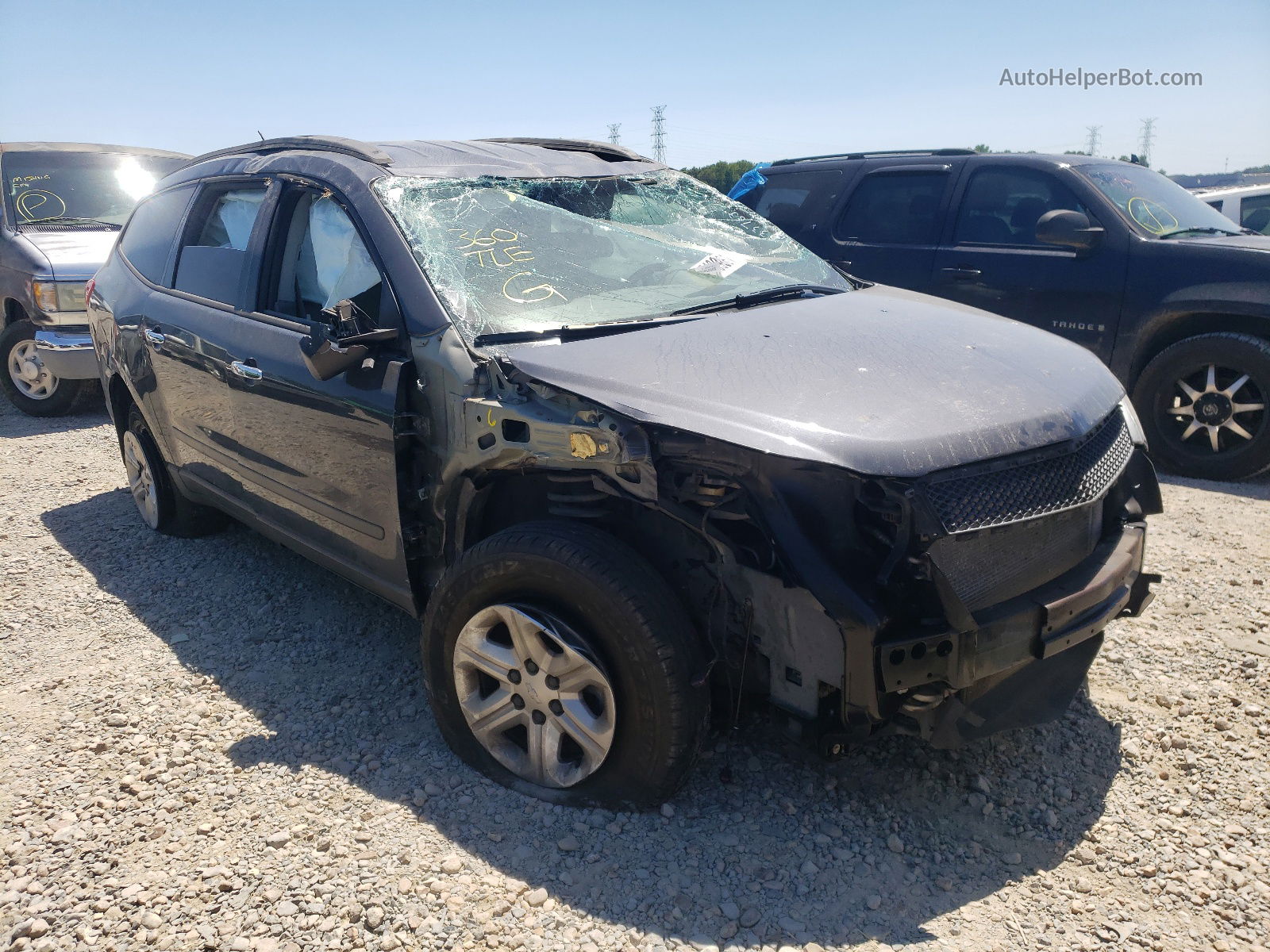 2012 Chevrolet Traverse Ls Серый vin: 1GNKRFED1CJ393641